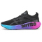 PUMA ForeverRun Nitro Sunset Laufschuhe Herren 01 - PUMA black/luminous blue/electric orchid 41