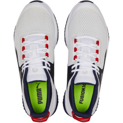 PUMA Fusion Grip Golfschuhe Herren 04 - PUMA white/PUMA silver/PUMA navy 41