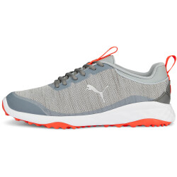 PUMA Fusion Pro Golfschuhe Herren 01 - cool mid gray/puma silver/red blast 40