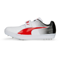 PUMA evoSPEED High Jump 10 Leichtathletikschuhe 02 - PUMA white/PUMA black/PUMA red 40