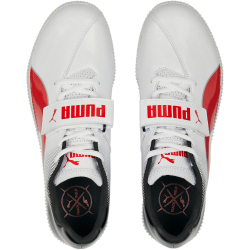 PUMA evoSPEED High Jump 10 Leichtathletikschuhe 02 - PUMA white/PUMA black/PUMA red 40