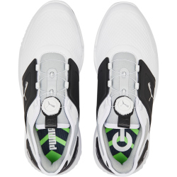 PUMA Ignite Elevate Disc Golfschuhe Herren 06 - PUMA white/PUMA black/PUMA silver 42.5