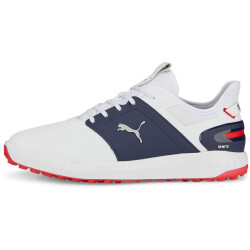 PUMA Ignite Elevate Golfschuhe Herren 04 - PUMA white/PUMA silver/PUMA navy 40.5
