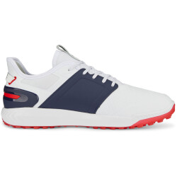 PUMA Ignite Elevate Golfschuhe Herren 04 - PUMA white/PUMA silver/PUMA navy 40.5