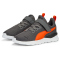 PUMA Anzarun Lite AC PS Kinder Sneaker mit Klettverschluss 27 - cool dark gray/rickie orange/puma black 30