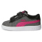 PUMA Smash v2 Glitz Glam Baby-Sneaker mit Klettverschluss 34 - PUMA black/glowing pink/PUMA white 22