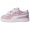 PUMA Smash v2 Glitz Glam Baby-Sneaker mit Klettverschluss 33 - pearl pink/puma white 25
