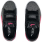 PUMA Smash v2 Glitz Glam PS Kinder Sneaker mit Klettverschluss 34 - PUMA black/glowing pink/PUMA white 31