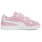 PUMA Smash v2 Glitz Glam PS Kinder Sneaker mit Klettverschluss 33 - pearl pink/puma white 31