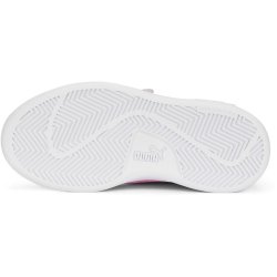 PUMA Smash v2 Glitz Glam PS Kinder Sneaker mit Klettverschluss 32 - PUMA silver/lilac chiffon/PUMA white 31