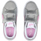 PUMA Smash v2 Glitz Glam PS Kinder Sneaker mit Klettverschluss 32 - PUMA silver/lilac chiffon/PUMA white 31