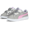 PUMA Smash v2 Glitz Glam PS Kinder Sneaker mit Klettverschluss 32 - PUMA silver/lilac chiffon/PUMA white 31