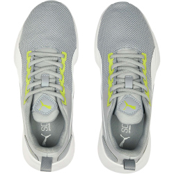 PUMA Flyer Runner Kinder Sneaker 36 - cool mid gray/puma white 38.5
