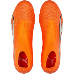 PUMA Ultra Match+ Laceless FG/AG Fu&szlig;ballschuhe 01 - ultra orange/puma white/blue glimmer 42