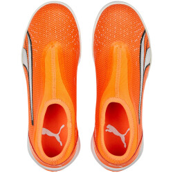 PUMA Ultra Match LL TT + Mid Multinocken-Fußballschuhe Kinder 01 - ultra orange/puma white/blue glimmer 38.5