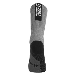 uhlsport TUBE IT Fu&szlig;ballsocken dark grey melange/schwarz 29-32