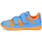 PUMA Future Play IT V Hallen-Fu&szlig;ballschuhe Kinder 01 - blue glimmer/puma white/ultra orange 34