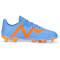 PUMA Future Play FG/AG Fußballschuhe Kinder 01 - blue glimmer/puma white/ultra orange 30