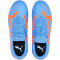 PUMA Future Play FG/AG Fußballschuhe Kinder 01 - blue glimmer/puma white/ultra orange 30
