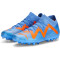 PUMA Future Match MG Multi-Ground Fußballschuhe Kinder 01 - blue glimmer/puma white/ultra orange 28