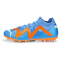 PUMA Future Match MG Multi-Ground Fu&szlig;ballschuhe 01 - blue glimmer/puma white/ultra orange 42.5