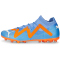 PUMA Future Match MG Multi-Ground Fu&szlig;ballschuhe 01 - blue glimmer/puma white/ultra orange 42.5