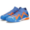 PUMA Future Ultimate Court Hallen-Fu&szlig;ballschuhe 01 - blue glimmer/puma white/ultra orange 41