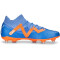 PUMA Future Pro MxSG Stollen-Fußballschuhe 01 - blue glimmer/puma white/ultra orange 42.5