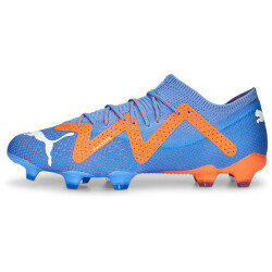 PUMA Future Ultimate Low FG/AG Fußballschuhe 01 - blue glimmer/puma white/ultra orange 47