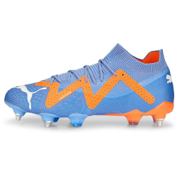 PUMA Future Ultimate MxSG Stollen-Fußballschuhe 01 - blue glimmer/puma white/ultra orange 41