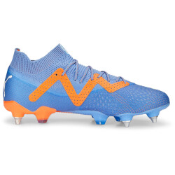 PUMA Future Ultimate MxSG Stollen-Fußballschuhe 01 - blue glimmer/puma white/ultra orange 41
