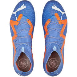 PUMA Future Ultimate MxSG Stollen-Fußballschuhe 01 - blue glimmer/puma white/ultra orange 41