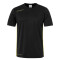 uhlsport Essential Trikot kurzarm Kinder schwarz/limonengelb 104