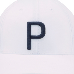 PUMA Youth P Cap Jungen 07 - white glow/navy blazer