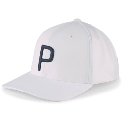 PUMA P Cap Herren 07 - white glow/navy blazer