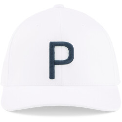 PUMA P Cap Herren 07 - white glow/navy blazer