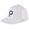 PUMA P Cap Herren 07 - white glow/navy blazer