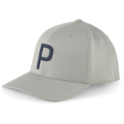 PUMA P Cap Herren 04 - ash gray/navy blazer