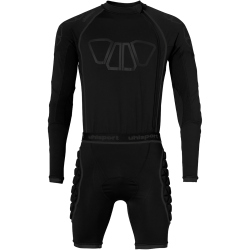 uhlsport Bionikframe Black Edition gepolsterter Bodysuite/Torwartanzug