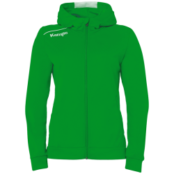 Kempa Player Kapuzenjacke Damen gr&uuml;n/wei&szlig; S
