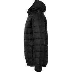 Kempa Kapuzen-Daunenjacke Kinder 222 - schwarz 164