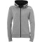 Kempa Core 26 Kapuzenjacke Damen 213 - dark grau melange XS