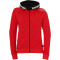 Kempa Core 26 Kapuzenjacke Damen 152 - rot L
