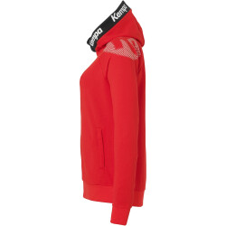 Kempa Core 26 Kapuzenjacke Damen 152 - rot XL