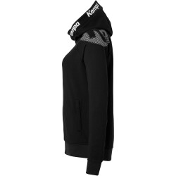 Kempa Core 26 Kapuzenjacke Damen 222 - schwarz XS