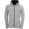 Kempa Core 26 Kapuzenjacke Kinder 213 - dark grau melange 116