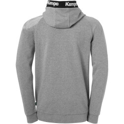 Kempa Core 26 Kapuzenjacke Herren 213 - dark grau melange M