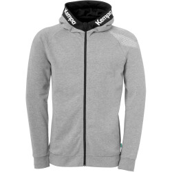 Kempa Core 26 Kapuzenjacke Herren 213 - dark grau melange L