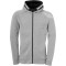 Kempa Core 26 Kapuzenjacke Herren 213 - dark grau melange L