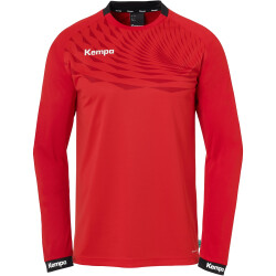 Kempa Wave 26 Langarmshirt Herren 152 - rot/chilirot M